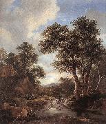 RUISDAEL, Jacob Isaackszon van Sunrise in a Wood at oil painting picture wholesale